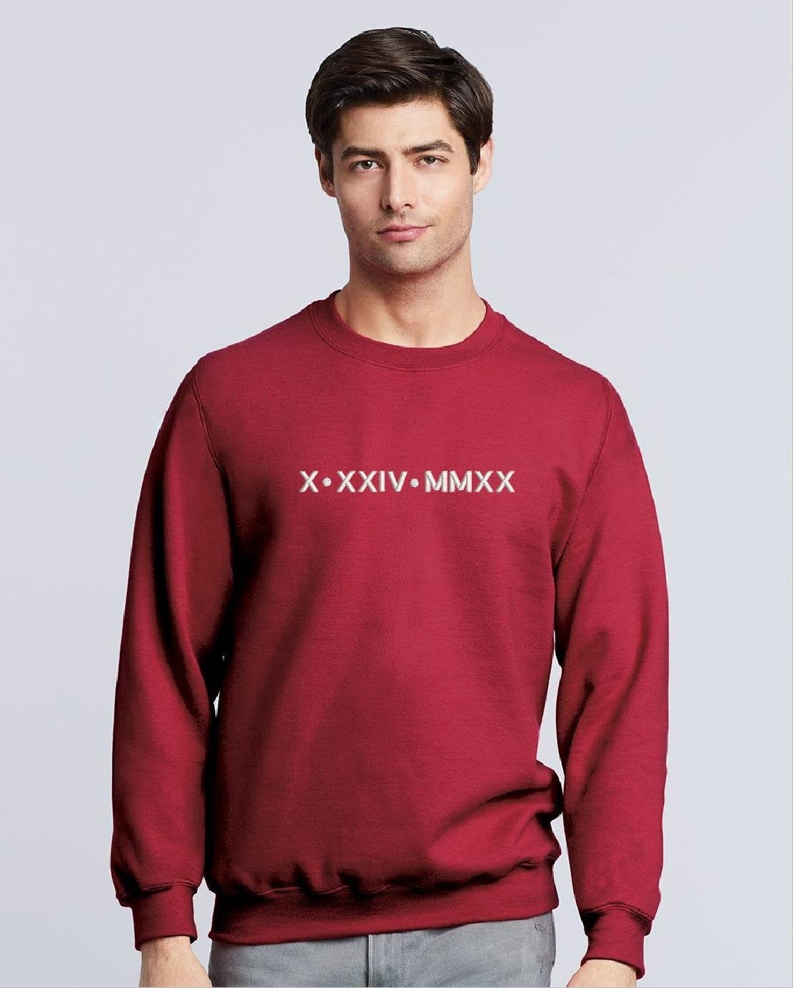 Personalized Roman Numeral Sweatshirt