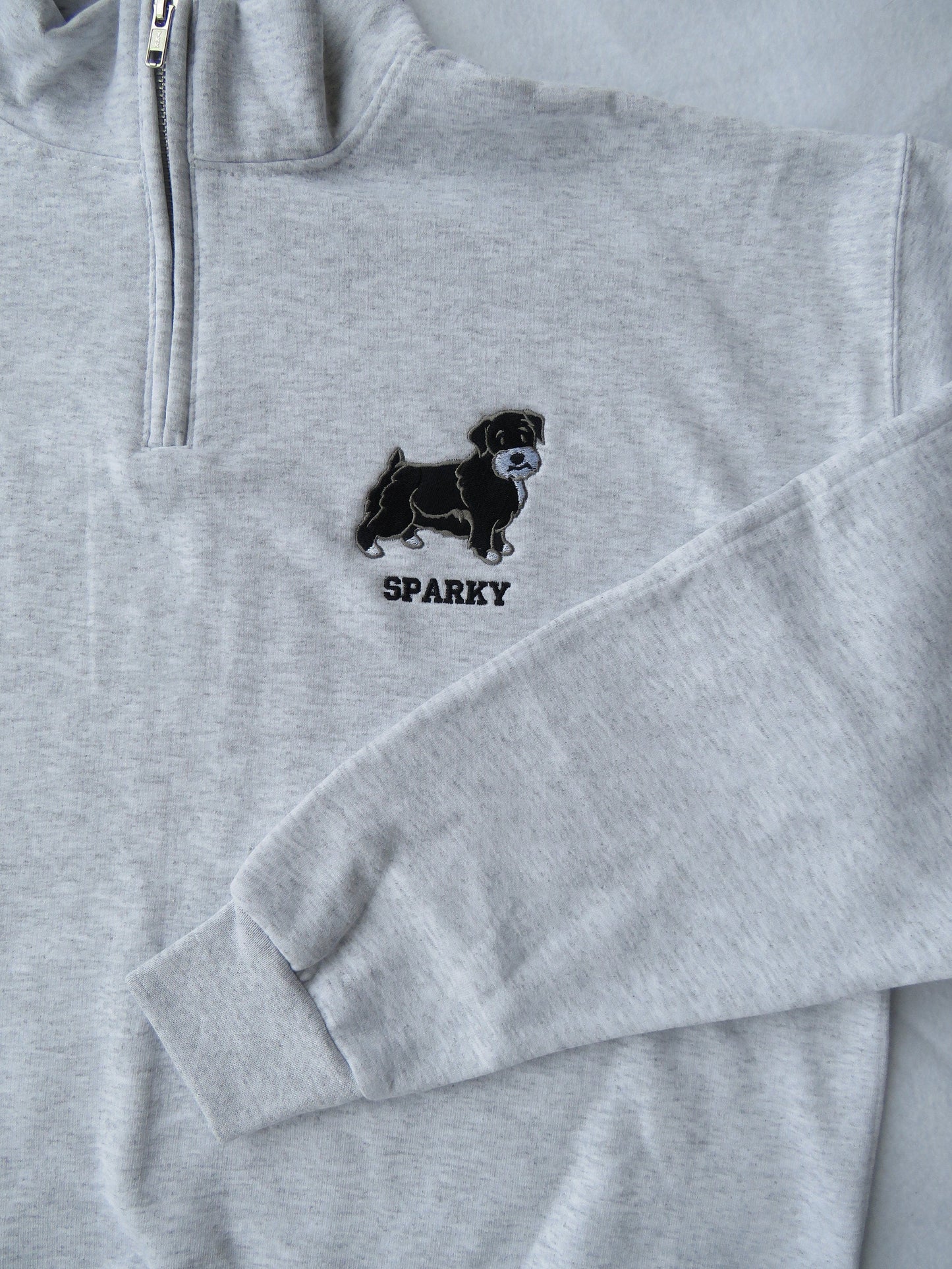 Personalized Dog Quarter Zip Sweatshirt