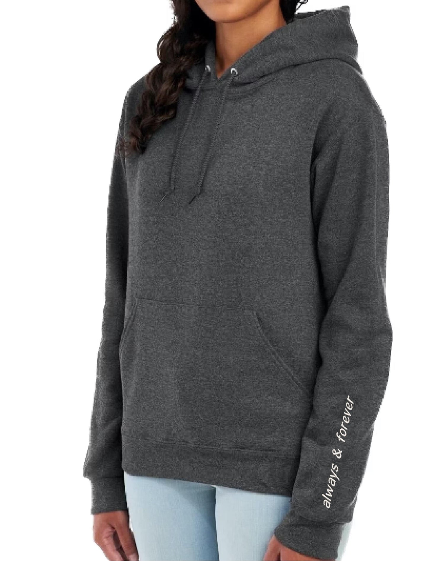 Personalized Cuff Hoodie Sweatshirt