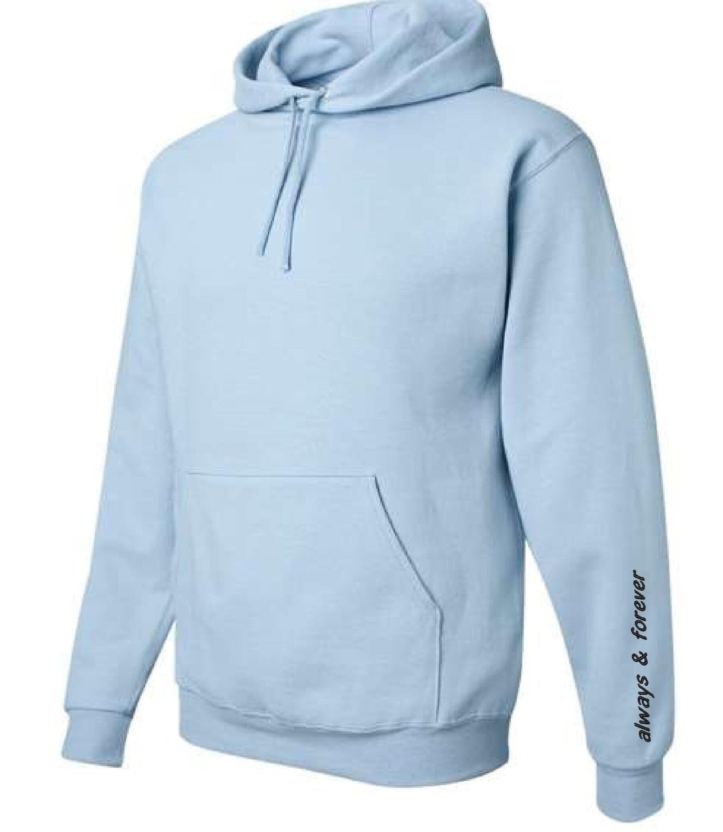 Personalized Cuff Hoodie Sweatshirt