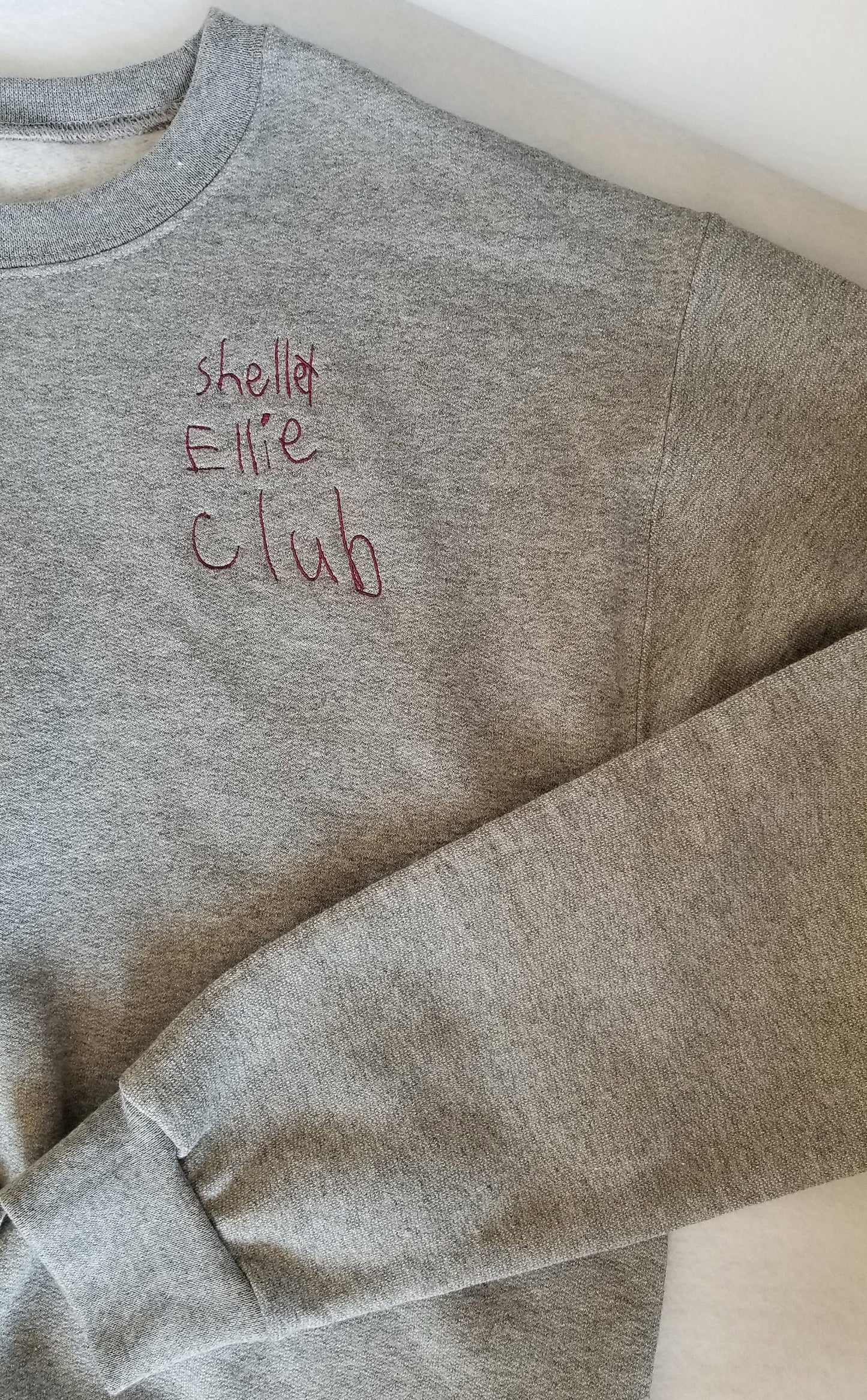 Customized Handwriting Artwork Drawing on Sweatshirt
