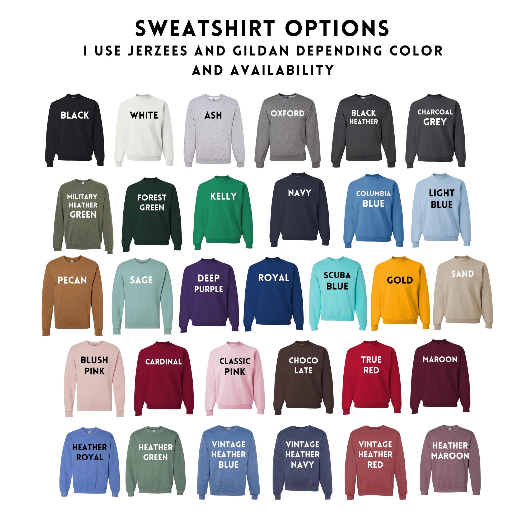 a bunch of sweaters that are all different colors