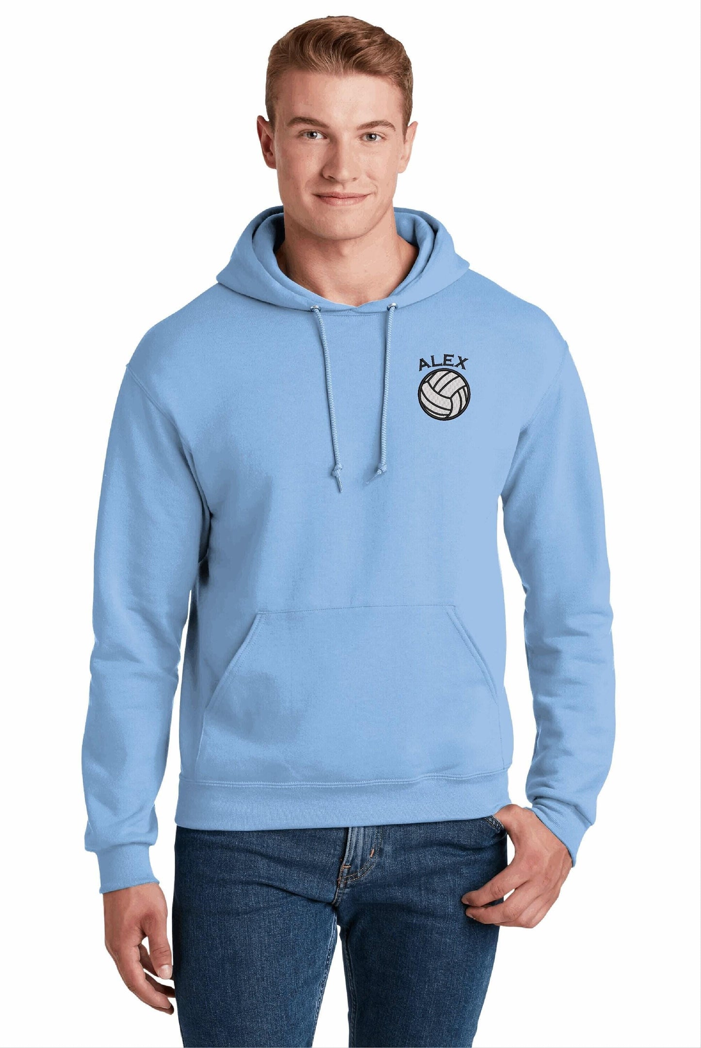 Volleyball Hoodie Sweatshirt Personalized For Men and Women Custom Embroidered Pullover
