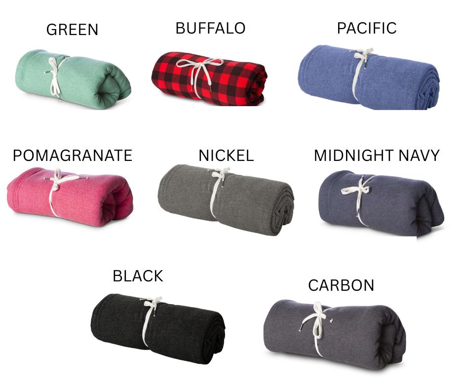 Custom Embroidered Chainstitch Blanket Couples Gift Mother's Day Wedding Present