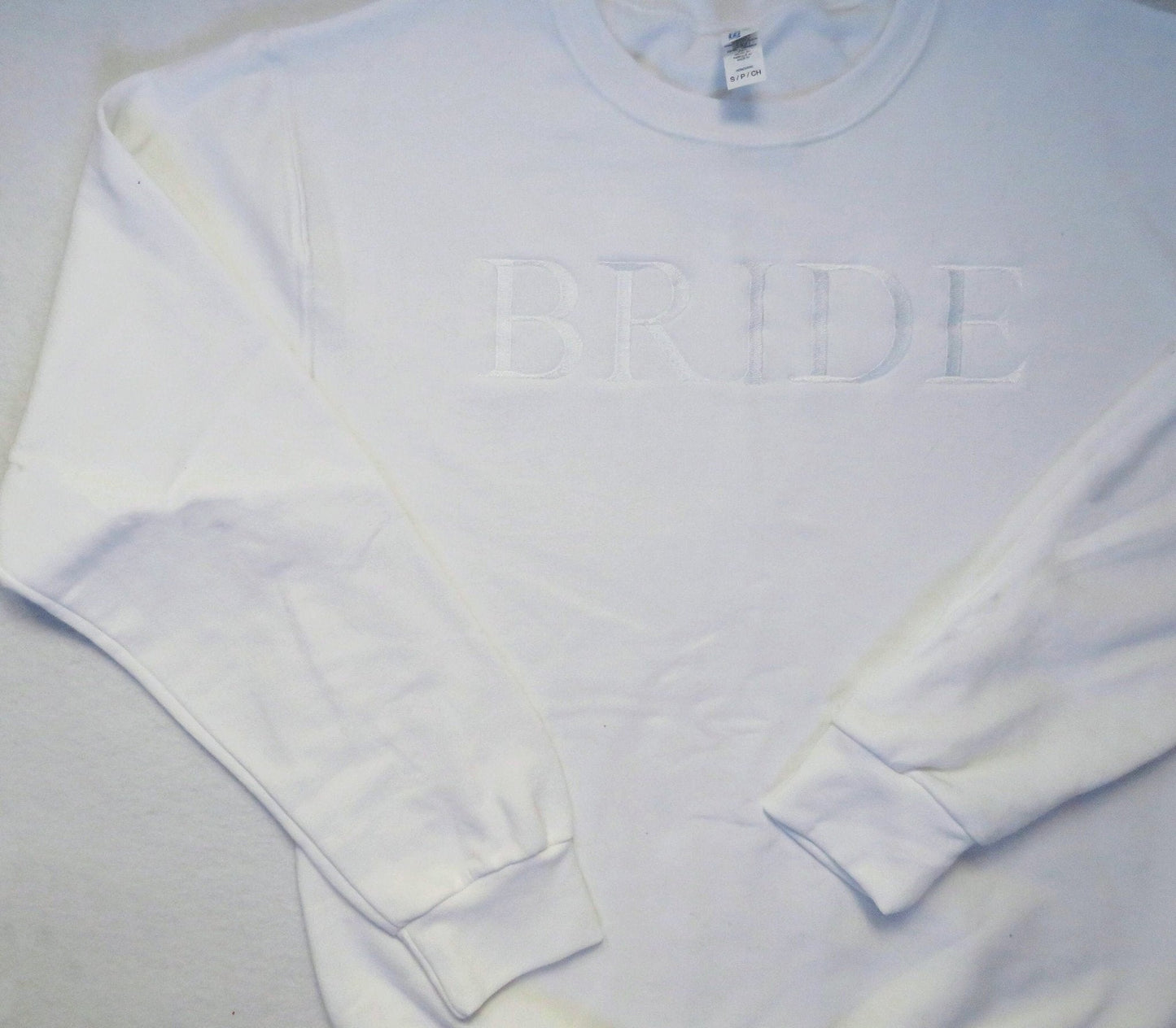 Bride Sweatshirt Wedding Sweatshirt Embroidered Sweatshirt Bride to Be Gift - Blue Ridge Stitches