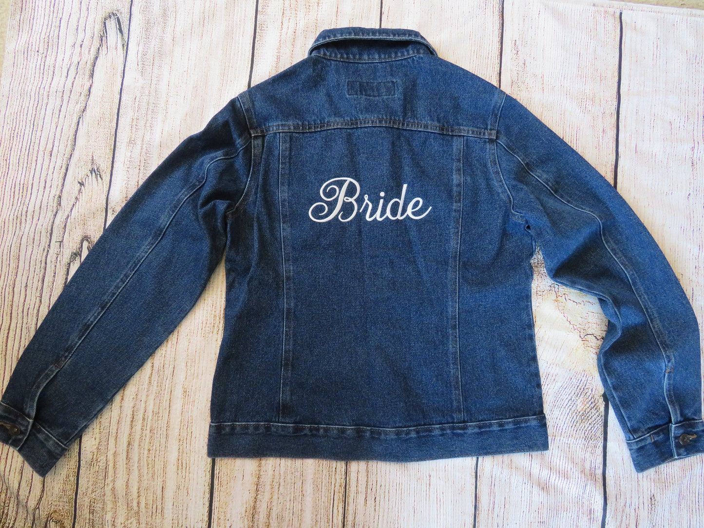 Custom Ladies Denim Jacket Personalized Embroidery