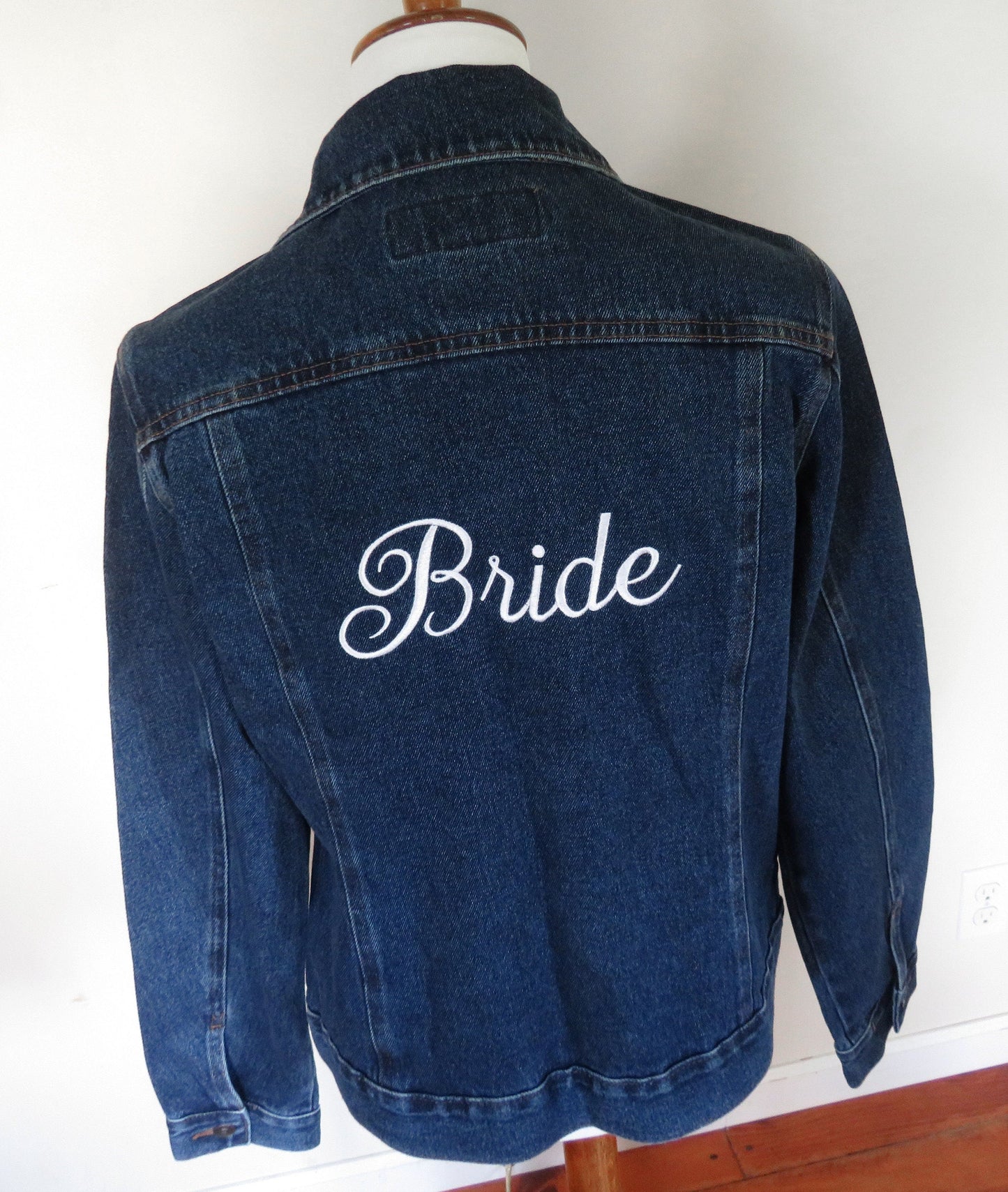 Custom Ladies Denim Jacket Personalized Embroidery