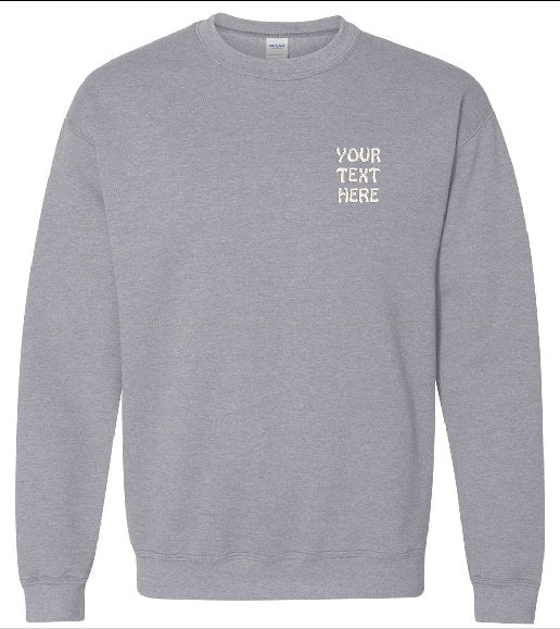 Customized Sweatshirt Embroidered