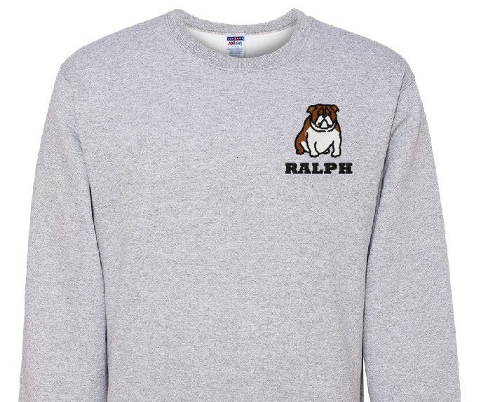 Personalized Bulldog Sweatshirt