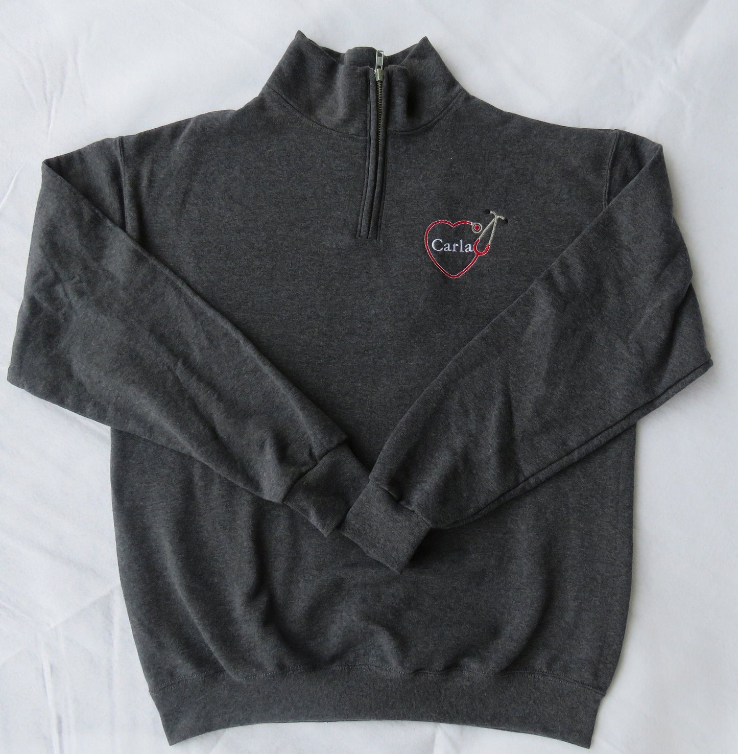 Personalized Quarter Zip Sweatshirt