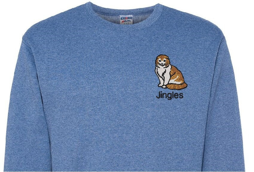 Personalized Scottish Fold Cat Sweatshirt