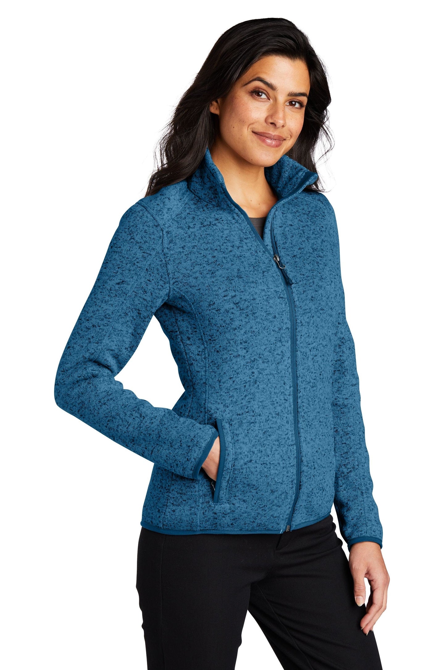 Personalized Ladies Tennis Full Zip Sweater