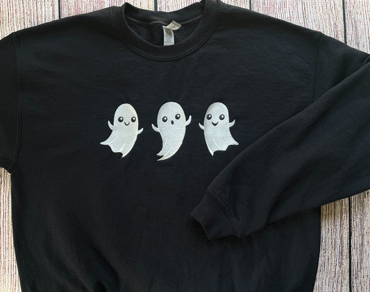 3 Ghosts Sweatshirt For Men and Women Halloween Pullover