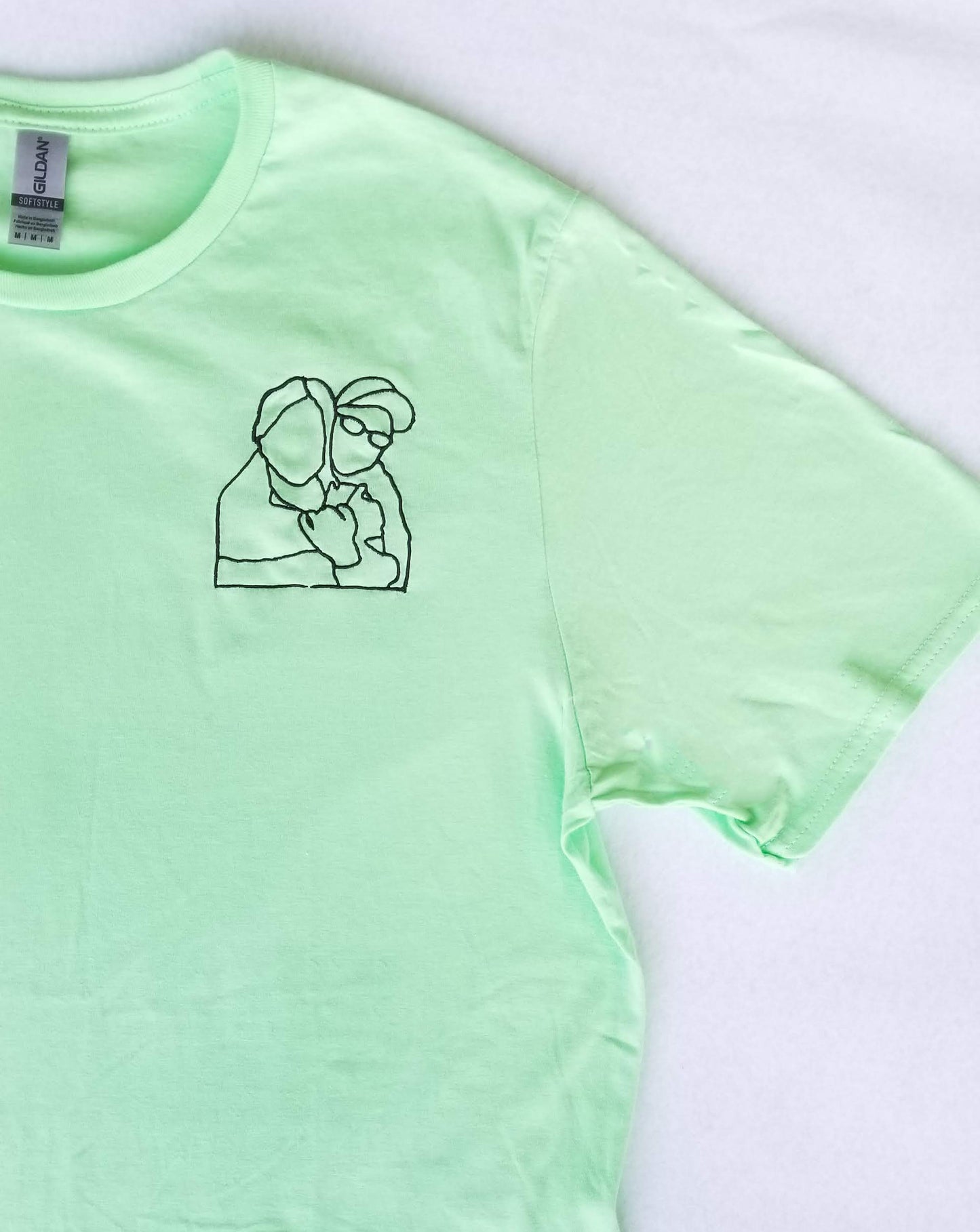 Personalized Photo Outline Tshirt