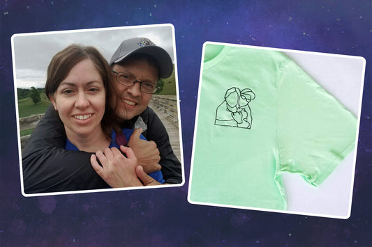 Personalized Photo Outline Tshirt