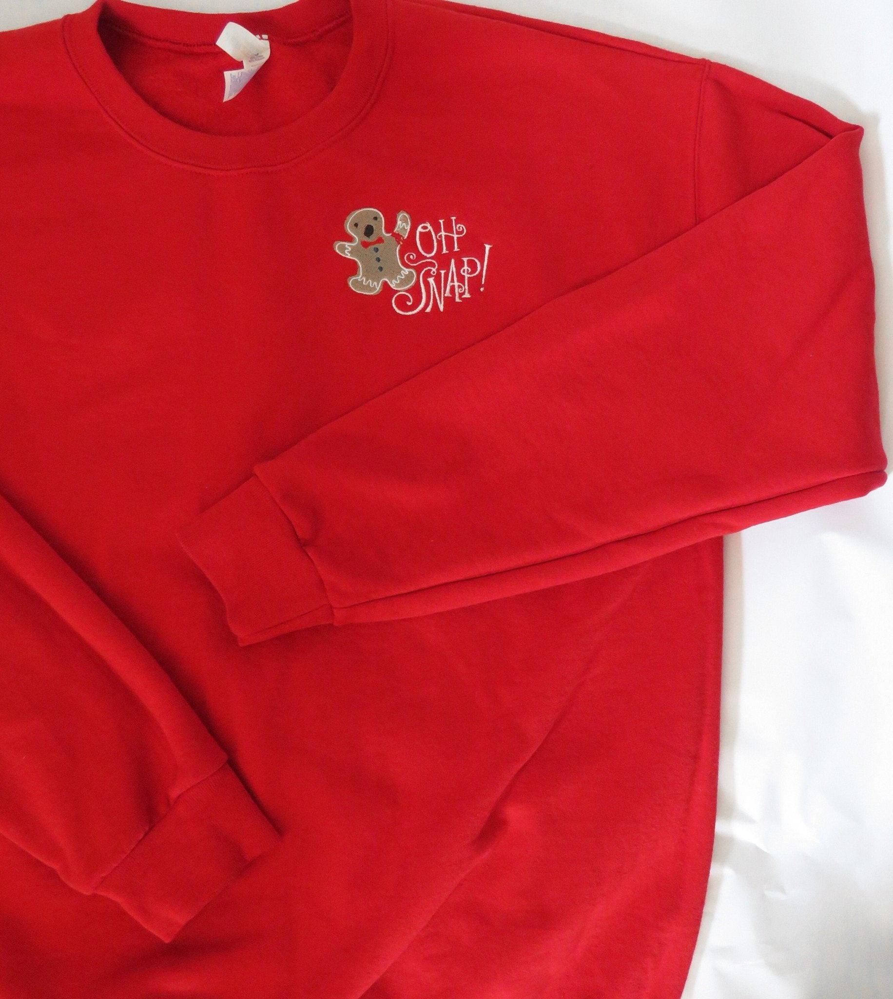 Christmas Oh Snap Crew Neck Sweatshirt - Blue Ridge Stitches