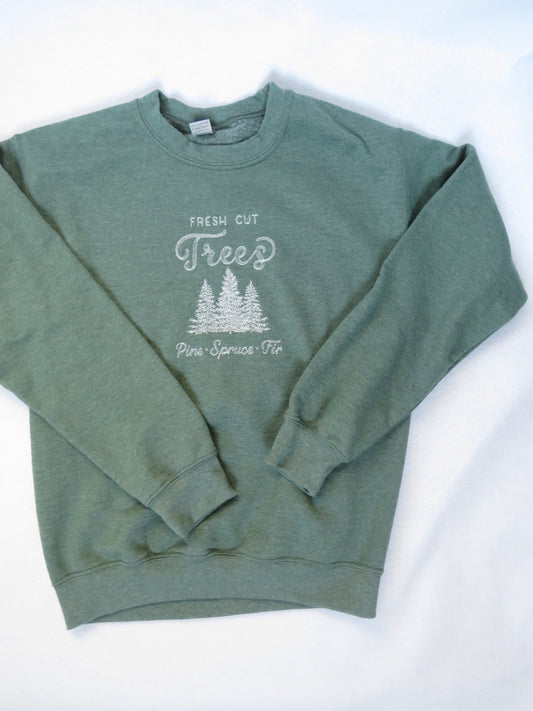 Christmas Tree Farm Crew Neck Sweatshirt