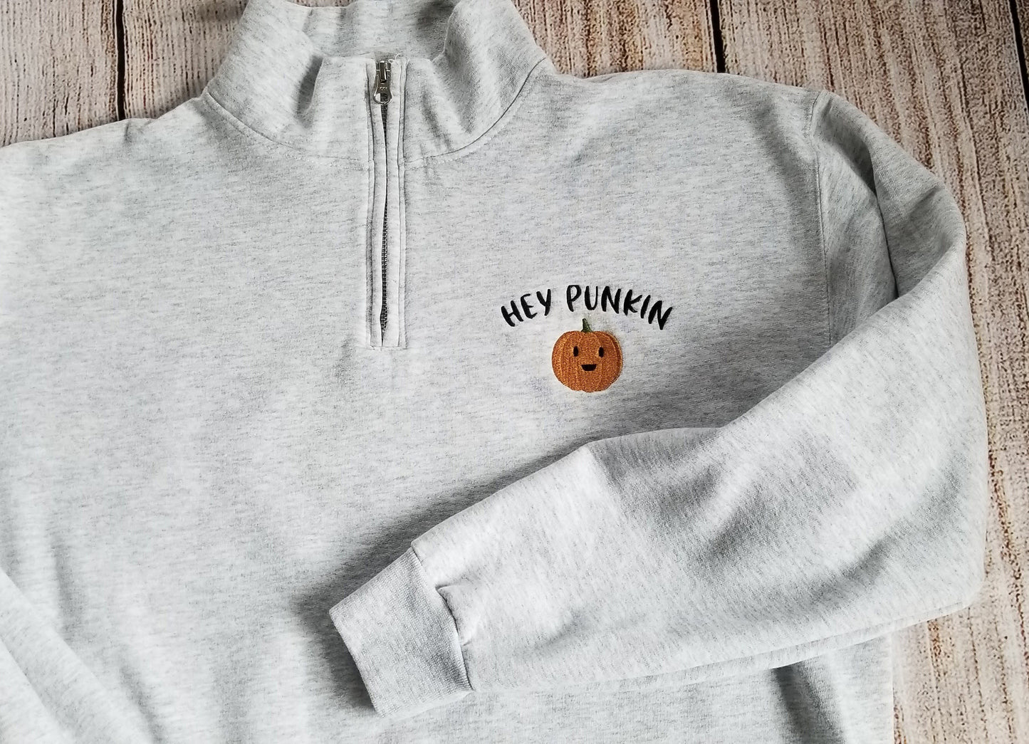 Hey Punkin Fall Quarter Zip Sweatshirt