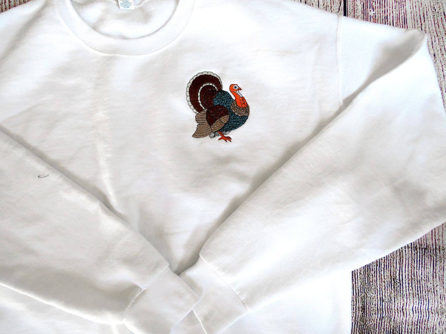 Thanksgiving Turkey Crew Neck Sweatshirt