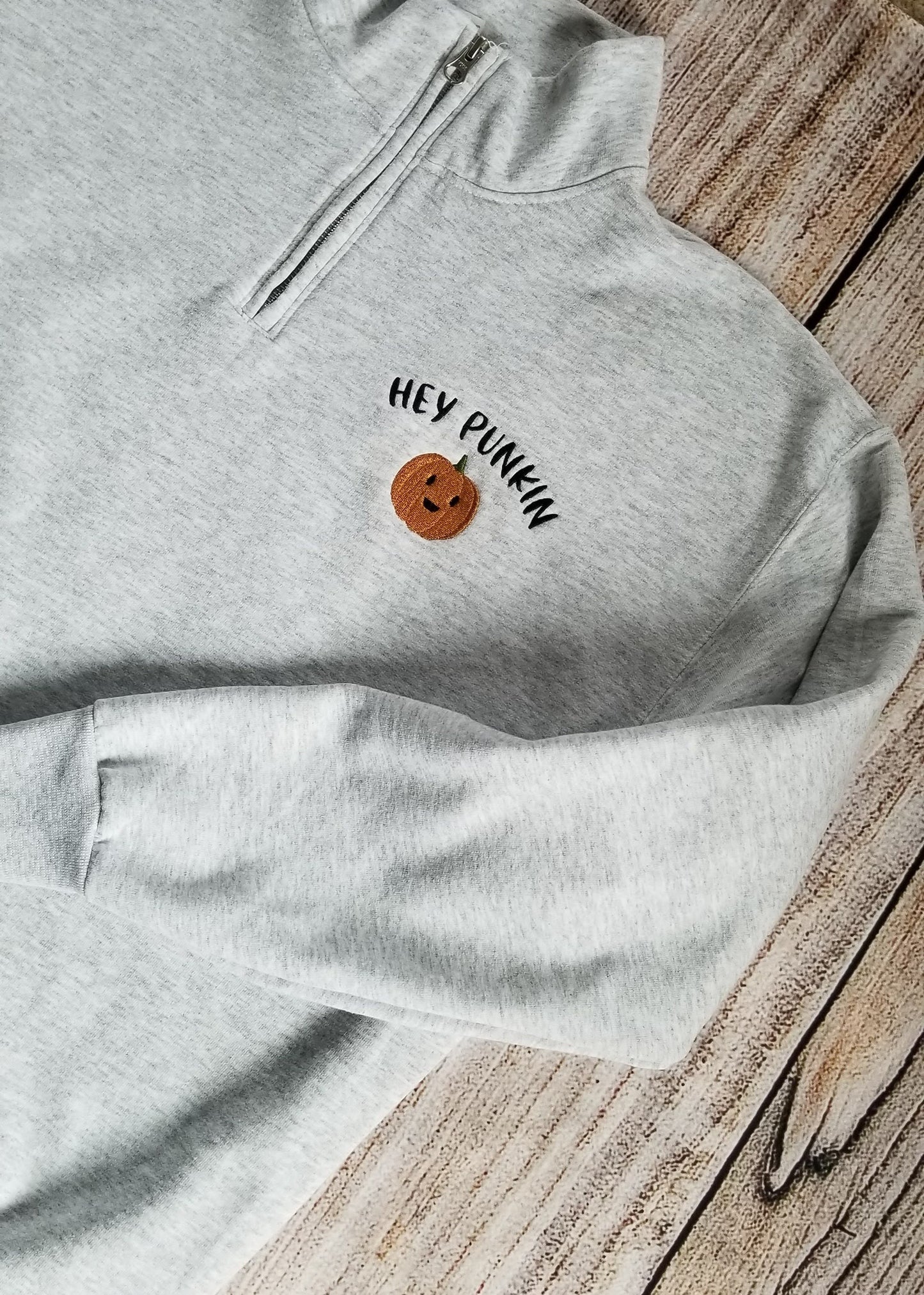 Hey Punkin Fall Quarter Zip Sweatshirt