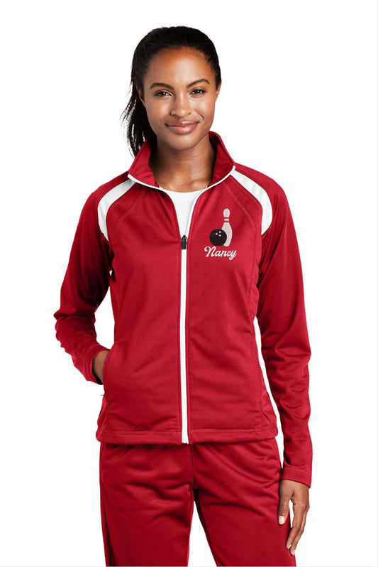 Personalized Ladies Bowling Full Zip Jacket