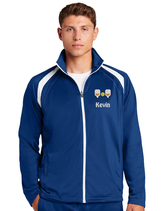 Personalized Mens Pickleball Full Zip Jacket